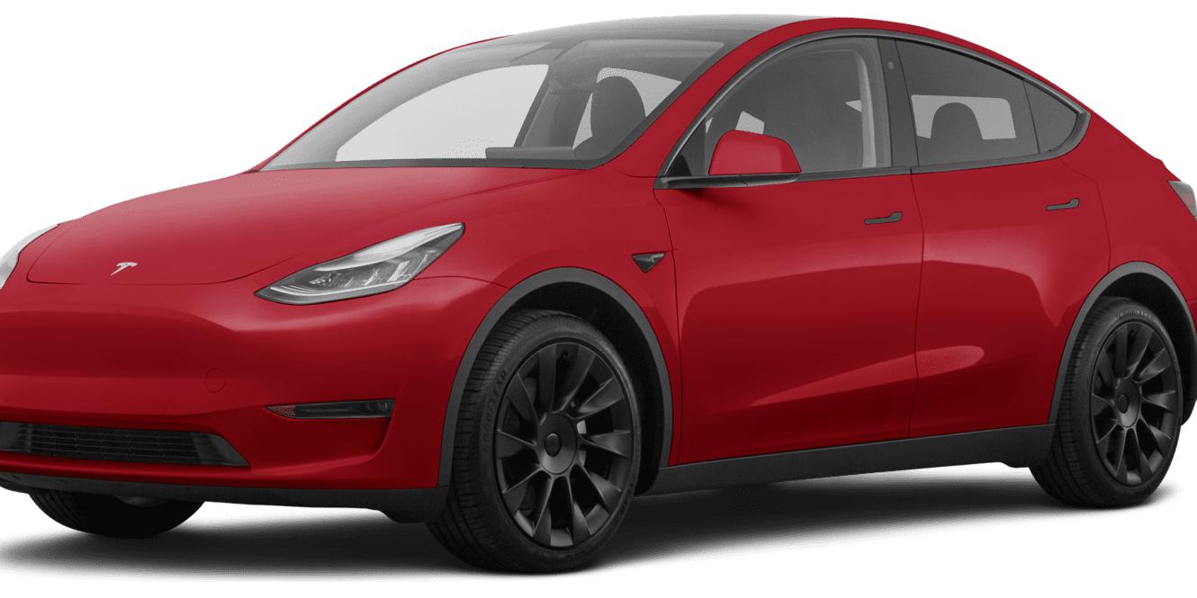 TESLA MODEL Y 2021 5YJYGDEEXMF072115 image